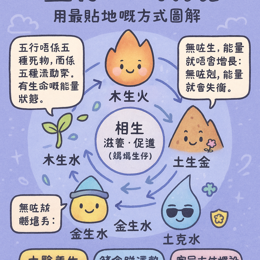 相生相剋關係全圖解