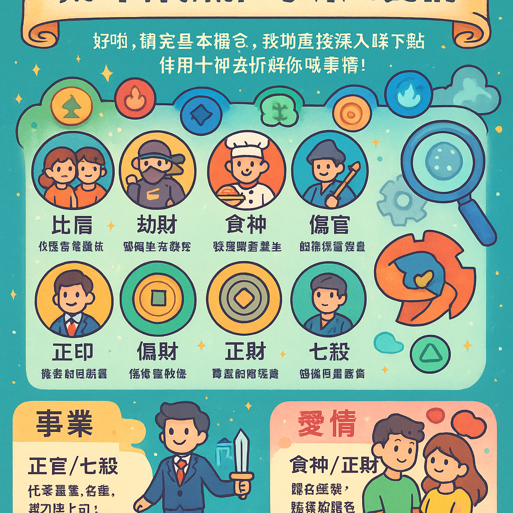 十神詳解：事業愛情