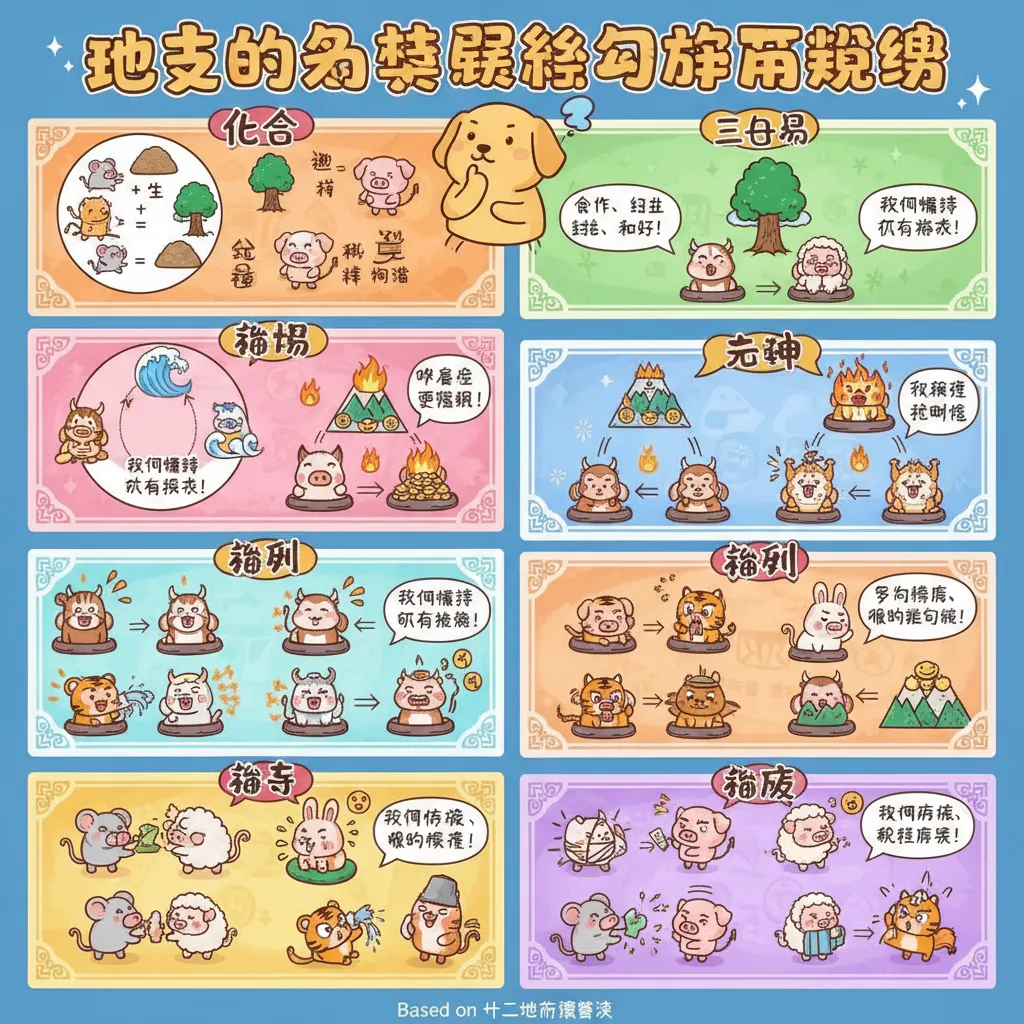 地支的相互關係與應用規律